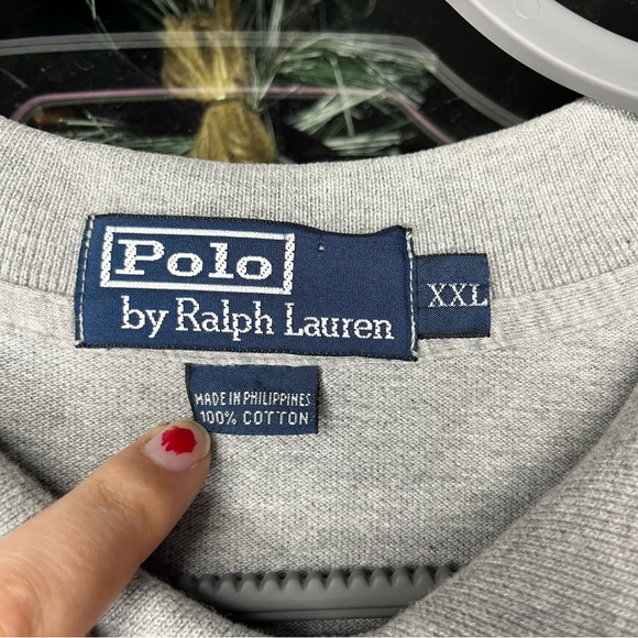 Polo Ralph Lauren Gray Cotton Polo Shirt XXL - Picture 5 of 10